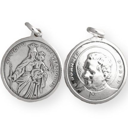 Medalla Doble M. Auxiliadora - San Juan Bosco